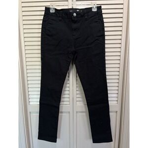 RSQ Seattle Black Tapered Pants Mid Rise Button‎ Zip Pocket Size 29x30